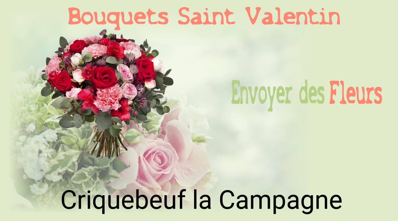 Roses de Saint-Valentin livrées à Criquebeuf-la-Campagne